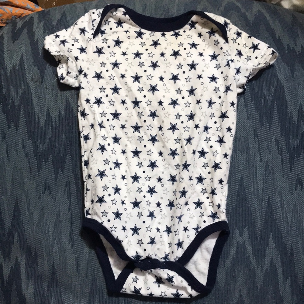 9month old Dallas cowboys authentic onesie